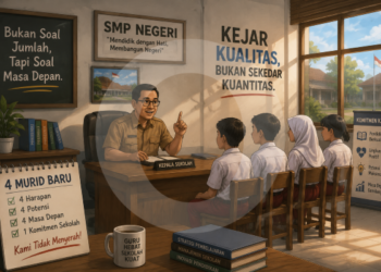 SMP Negeri Hanya Empat Murid Baru, Kepsek Pilih Kejar Kualitas daripada Menyerah