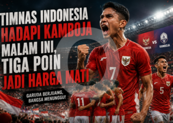 Timnas Indonesia Hadapi Kamboja Malam Ini, Tiga Poin Jadi Harga Mati