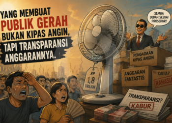 Yang Membuat Publik Gerah Bukan Kipas Angin, Tapi Transparansi Anggarannya