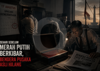 Sehari Sebelum Merah Putih Berkibar, Bendera Pusaka Asli Hilang