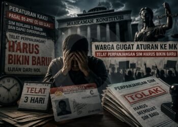 Telat Perpanjang SIM Harus Buat Baru, Warga Gugat Aturan ke MK