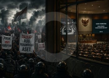 DPR Gelar Paripurna di Tengah Demo, RUU Perampasan Aset Disorot
