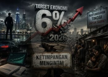 Target Ekonomi 6 Persen: Angka Naik, Ketimpangan Mengintai