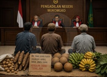 Sengketa Lahan Berujung Denda Rp3 Miliar, Petani Bayar dengan Hasil Bumi
