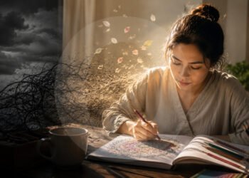 Studi: Mewarnai Pola Bantu Turunkan Kecemasan