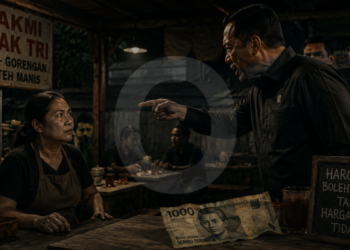 Rp1.000 dan Harga Diri: Saat Kekuasaan Diuji di Meja Warung.