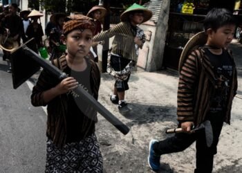 Ratusan Siswa Tarakanita Ramaikan Karnaval Merdeka
