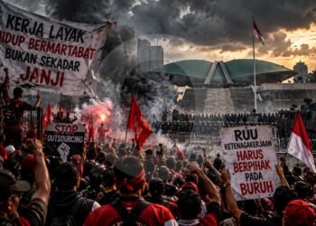 20 Ribu Buruh ke DPR: RUU Ketenagakerjaan Diuji Sebelum Disahkan