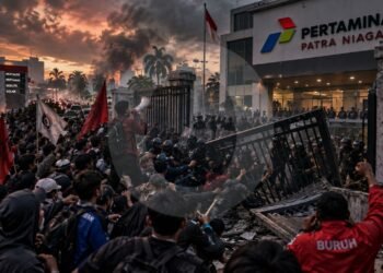 BBM Langka di Makassar, Ratusan Massa Duduki Kantor Pertamina