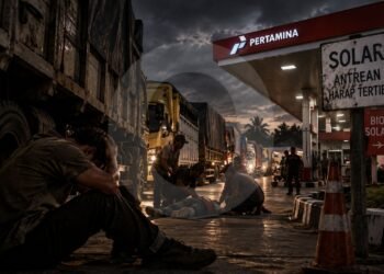 Sopir Truk Meninggal di Tengah Antrean Solar SPBU Ogan Ilir