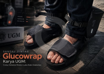 Sandal Pintar Glucowrap Karya UGM: Coba Deteksi Risiko Luka Kaki Diabetes