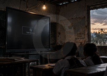 Smart TV di Sekolah, Listrik Masih Jadi Soal: Negara Sedang Membangun Apa?