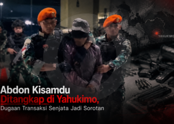 Abdon Kisamdu Ditangkap di Yahukimo, Dugaan Transaksi Senjata Jadi Sorotan