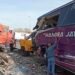 Bus Hantam Truk Pecah Ban di Tol Ngawi-Solo, Tiga Nyawa Melayang