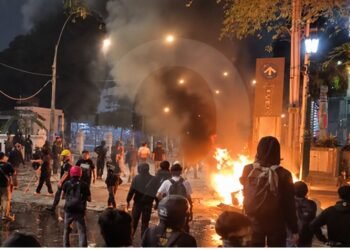 Malioboro Mencekam, Massa dan Aparat Terlibat Bentrokan