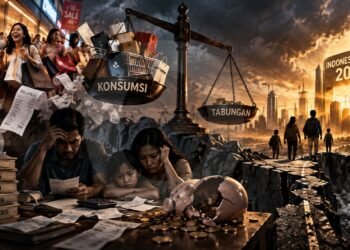 Konsumsi Naik, Tabungan Turun: Tantangan Indonesia Emas 2045