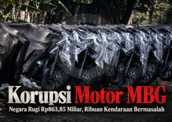 Korupsi Motor MBG: Negara Rugi Rp863,85 Miliar, Ribuan Kendaraan Bermasalah