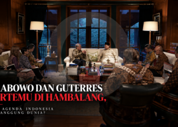 Prabowo dan Guterres Bertemu di Hambalang, Apa Agenda Indonesia di Panggung Dunia?